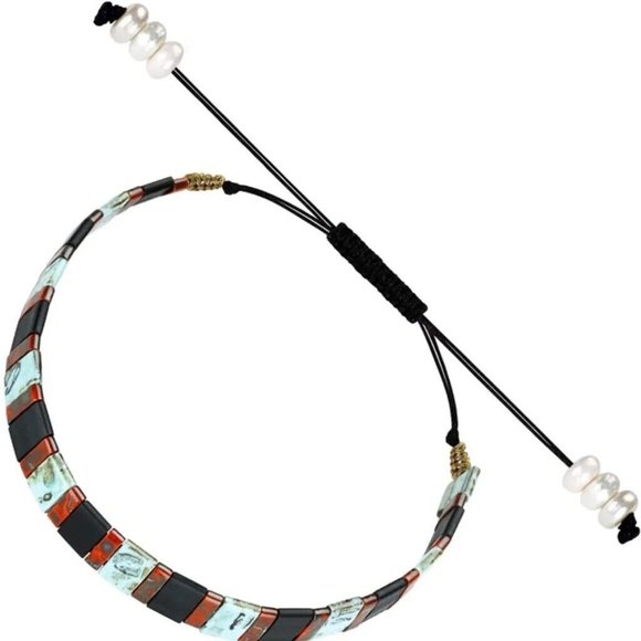 Mrsrui Jewelry - Mrsrui Women's Japanese Miyuki Bead Bracelet Pearls Boho Braided Adjusta…
